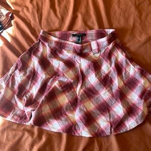 Plaid skirt